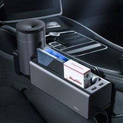 Baseus Armrest | Uchwyt organizer samochodowy z portami 2x USB