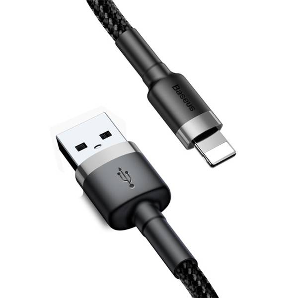 Baseus Cafule Cable | Mocny kabel USB - Lightning do iPhone 6 7 8 X 2.4A 1m 