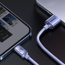 Baseus Crystal Shine | Kabel USB - Lightning do Apple iPhone iPad AirPods 1.2m 2.4A