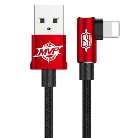 Baseus MVP | Kątowy nylonowy kabel USB - Lightning iPhone 2A 200cm EOL